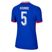 Maglia Calcio Francia Jules Kounde #5 Prima Divisa Donna Europei 2024 Manica Corta